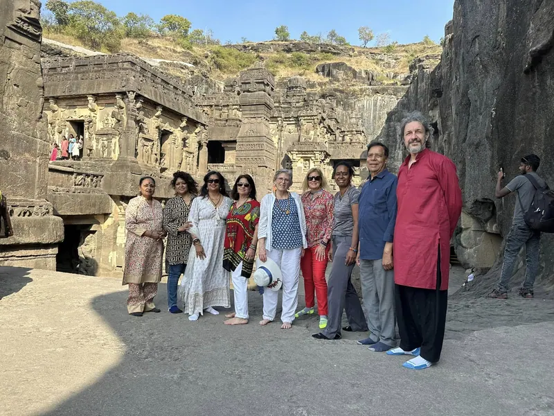 A moment from a retreat or gathering with Bhavna