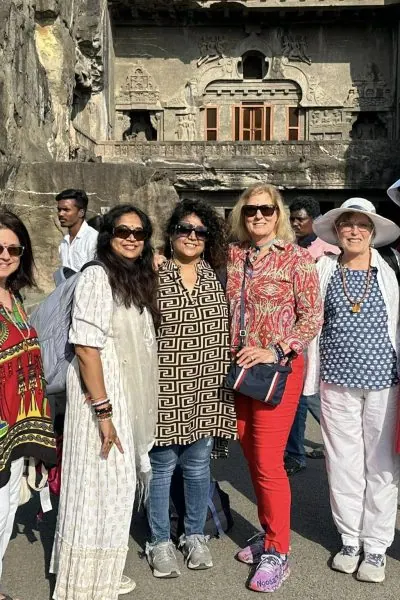 A moment from a gathering or retreat with Bhavna