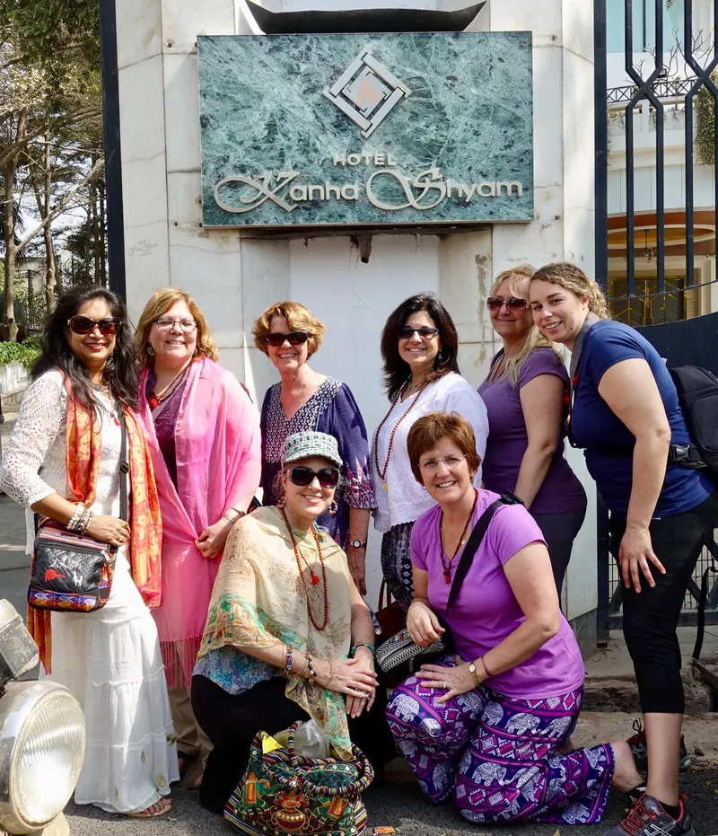 A moment from a retreat or gathering with Bhavna